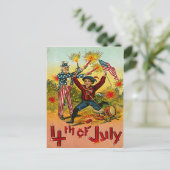 ヴィンテージ7月4日 ポストカード (スタンド正面)