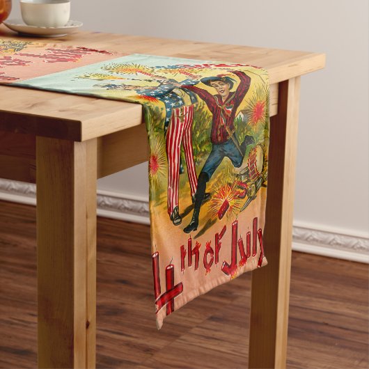 ヴィンテージ7月4日 ロングテーブルランナー (インサイチュ)