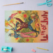 ヴィンテージ7月4日 薄葉紙 (クラフト)