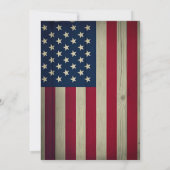 ヴィンテージ7月4日BBQパーティの招待状 招待状 (裏面)