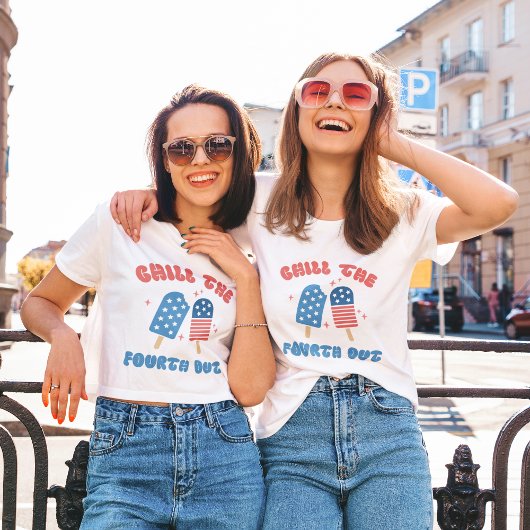 ヴィンテージ7月4日Chill The Fourth Out Tシャツ