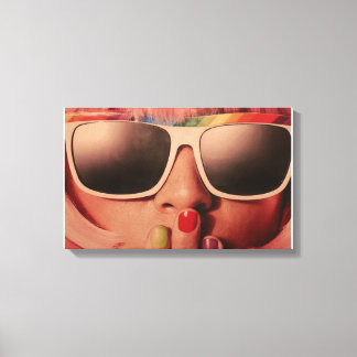 ヴィンテージ70のカラープリント キャンバスプリント