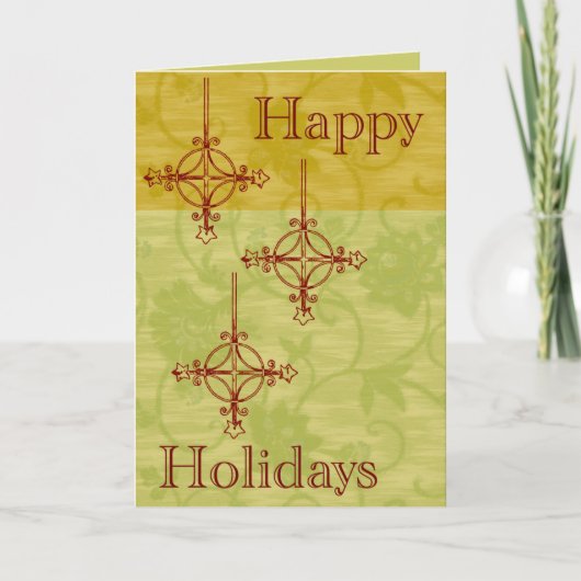 ヴィンテージ70のスタイルクリスマスカード シーズンカード (正面)