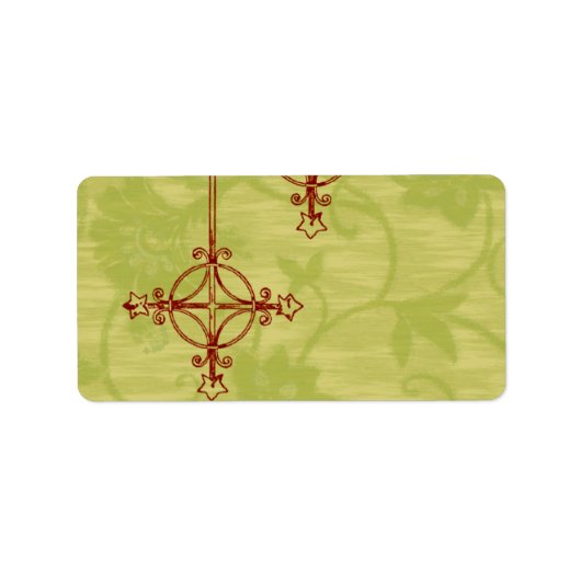 ヴィンテージ70のスタイルクリスマスラベル ラベル (正面)