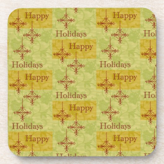 ヴィンテージ70のスタイルクリスマス コースター (正面)