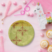 ヴィンテージ70のスタイルクリスマス ペーパープレート (パーティー)