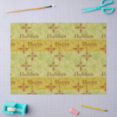 ヴィンテージ70のスタイルクリスマス 薄葉紙 (クラフト)