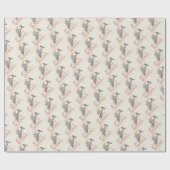 ヴィンテージ70年代のクリスマスラッピング紙 ラッピングペーパー (フラット)