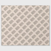 ヴィンテージ70年代のクリスマスラッピング紙 ラッピングペーパー (フラット)