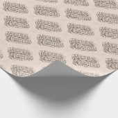 ヴィンテージ70年代のクリスマスラッピング紙 ラッピングペーパー (角)