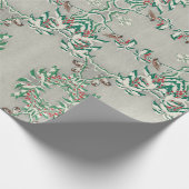 ヴィンテージ70年代のクリスマスラッピング紙 ラッピングペーパー (角)