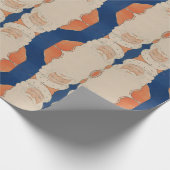 ヴィンテージ70年代のクリスマスラッピング紙 ラッピングペーパー (角)