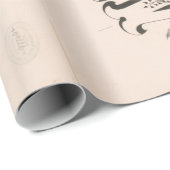 ヴィンテージ70年代のクリスマスラッピング紙 ラッピングペーパー (ロールコーナー)