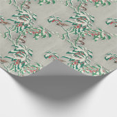 ヴィンテージ70年代のクリスマス包装紙 ラッピングペーパー (角)