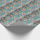 ヴィンテージ70年代のクリスマス包装紙 ラッピングペーパー (角)