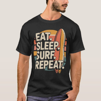 ヴィンテージ70年代サーフィン - レトロなサンセットビーチ Tシャツ