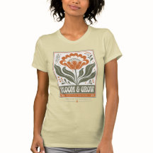 ヴィンテージ70年代スカンジナビアンフローラルTシャツ | ミッドセント