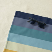 ヴィンテージ70年代60年代のビデオストライプ機器 ビーチタオル (インサイチュ)