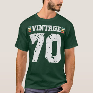 ヴィンテージ70歳ハッピー70誕生日おもしろいスポーツ Tシャツ