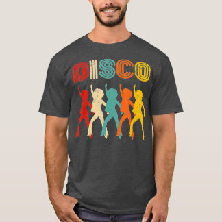 ヴィンテージ70sディスコをテーマにしたレトロディスコ踊り1970s tシャツ