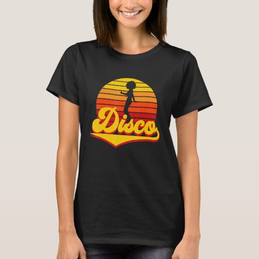 ヴィンテージ70sディスコダンスラブ tシャツ (正面)