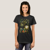 ヴィンテージ70sボホボタニー植物性多汁多肉植物 tシャツ (正面フル)