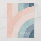 ヴィンテージ70sレインボー結婚のメニュー (裏面)