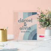 ヴィンテージ70sレインボー結婚ズ アクリルサイン (ウェディング)