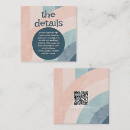 ヴィンテージ70sレインボー結婚ズ エンクロージャーカード