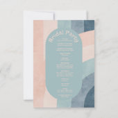 ヴィンテージ70sレインボー結婚式 プログラム (裏面)