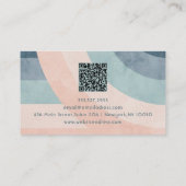 ヴィンテージ70sレインボー（QR付き） 名刺 (裏面)
