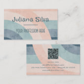 ヴィンテージ70sレインボー（QR付き） 名刺 (正面/裏面)