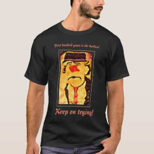 ヴィンテージ70s悲しいピエロスケッチ(D1)編集可能 Tシャツ