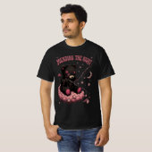 ヴィンテージ70's「夜を縫う」ベアデザイン tシャツ (正面フル)