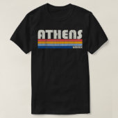 ヴィンテージ70s 80sスタイルアテネギリシャ tシャツ (デザイン正面)