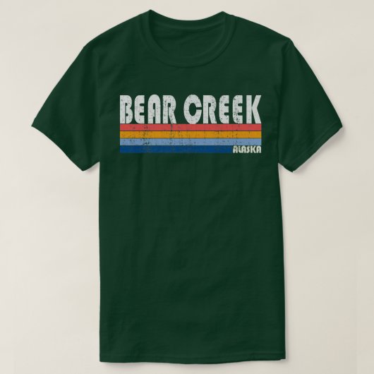 ヴィンテージ70s 80sスタイルベアクリーク, AK Premium1990 Tシャツ (デザイン正面)