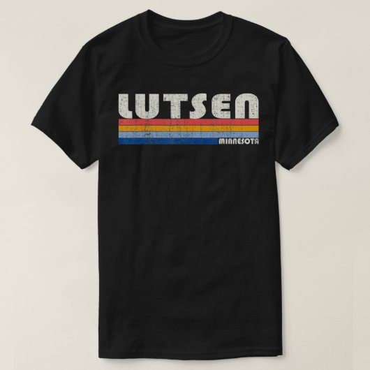 ヴィンテージ70s 80sスタイルルッセンMN Tシャツ (デザイン正面)