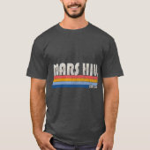 ヴィンテージ70s 80sスタイル火星ヒル tシャツ (正面)