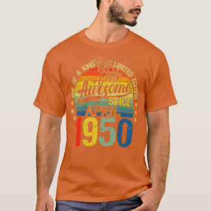 ヴィンテージ72歳1950年4月デコレーション72nd B Tシャツ