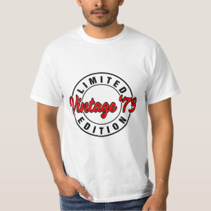 ヴィンテージ73限定版誕生日 Tシャツ