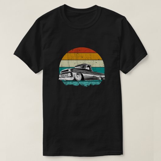 ヴィンテージ73-87 Mini C10トラックSlammedグラフィックT-Shi Tシャツ (デザイン正面)