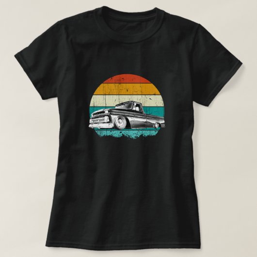 ヴィンテージ73-87 Mini C10トラックSlammedグラフィックT-Shi Tシャツ (デザイン正面)
