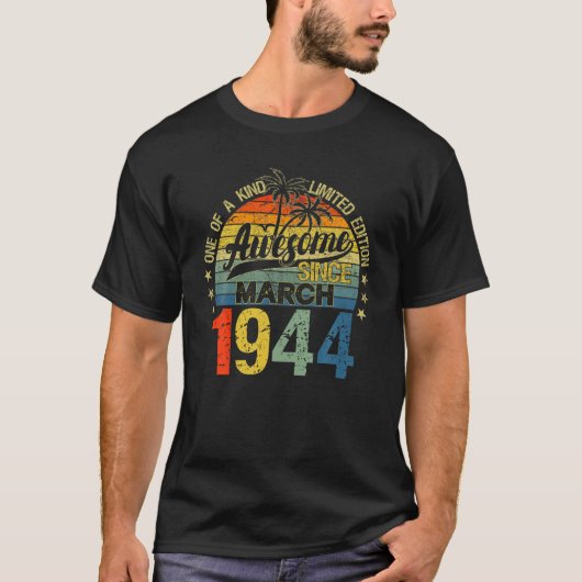 ヴィンテージ78歳1944年3月デコレーション78Th B Tシャツ (正面)