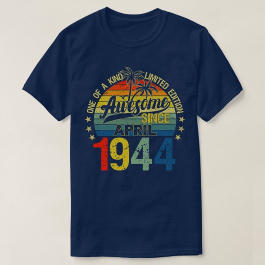 ヴィンテージ78歳1944年4月デコレーション78B Tシャツ (デザイン正面)