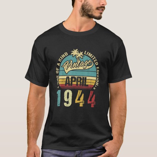 ヴィンテージ78歳1944年4月デコレーション78Th B Tシャツ (正面)