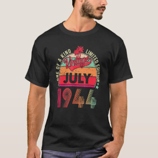 ヴィンテージ78誕生日素晴らし1944年7月以来 Tシャツ