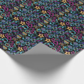 ヴィンテージ80のネオンライトパターン01 ラッピングペーパー (角)