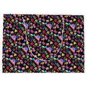 ヴィンテージ80のパターン01.w ラージペーパーバッグ (裏面)