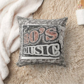 ヴィンテージ80の音楽 – 枕 (ブランケット)