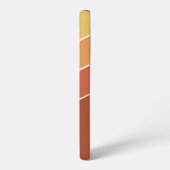 ヴィンテージ80ストライプs名 samsung galaxyケース (左側面)